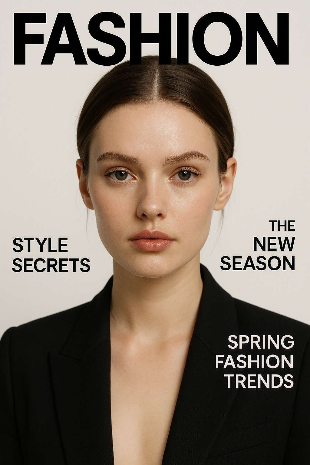magazine cover with a bold headline