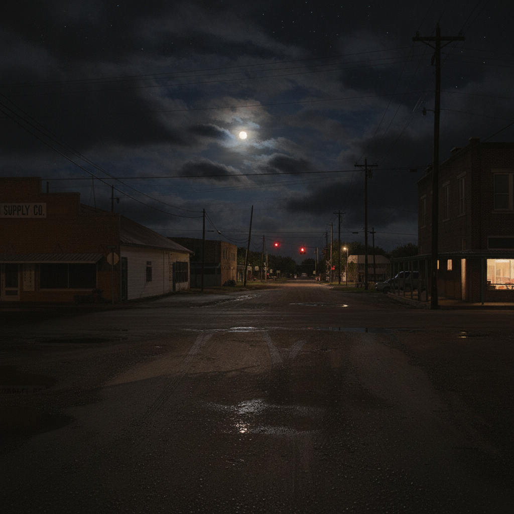 swap the background for a night street scene